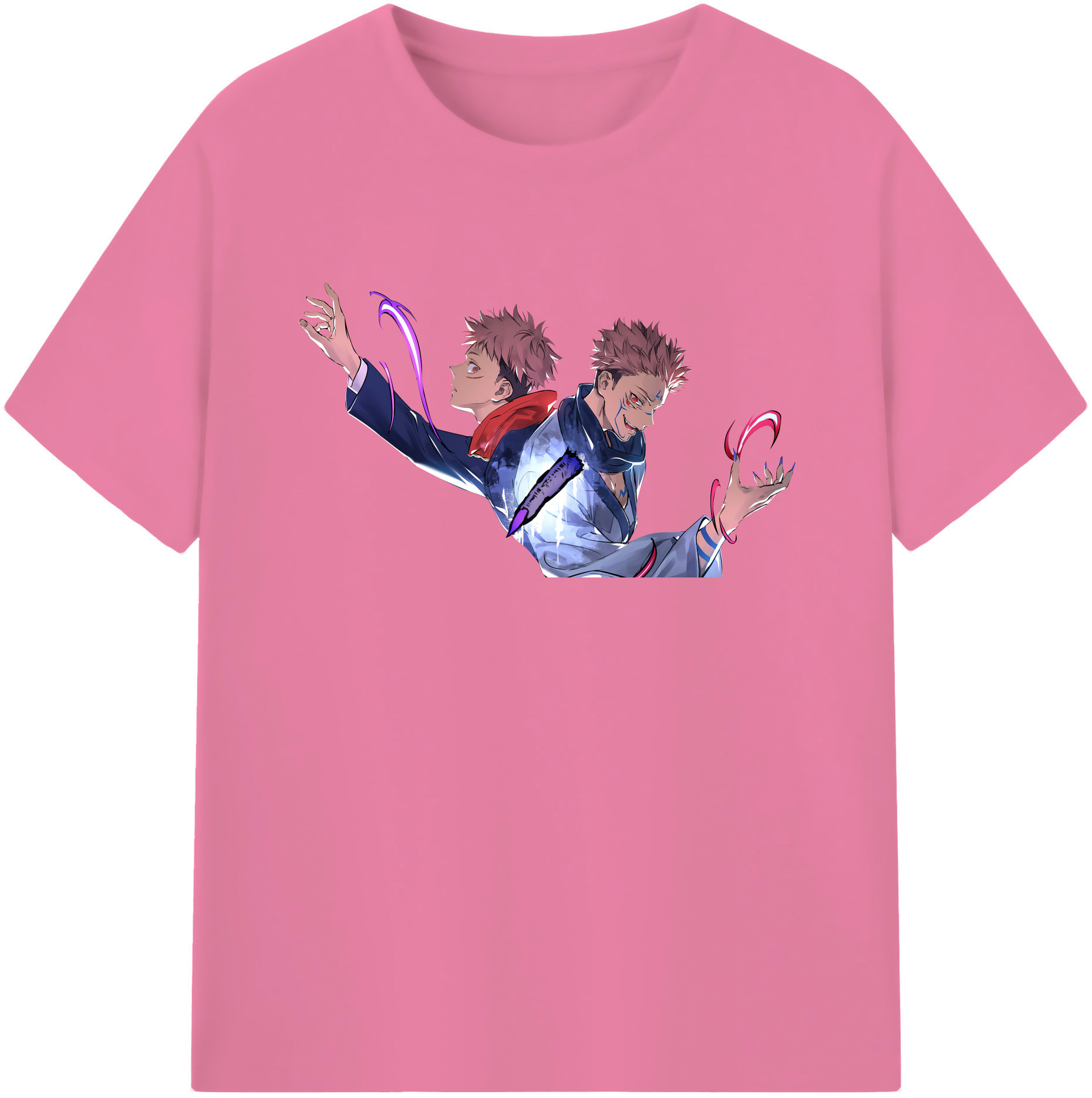 （画像用） 呪術廻戦 Jujutsu Kaisen 綿100％半袖Tシャツ（フロントプリント）